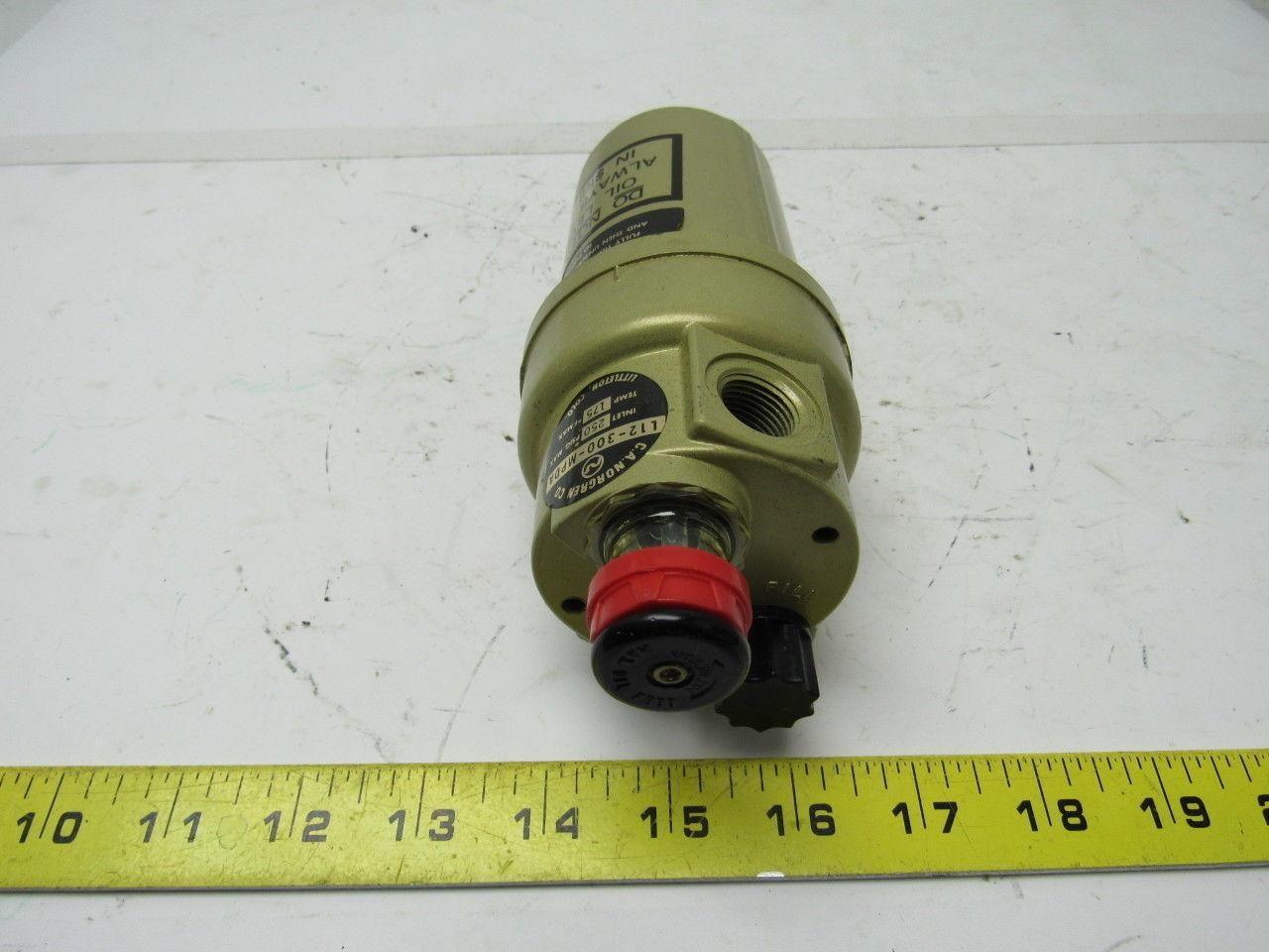 Norgren L12-300-MPDA Compressed air tool Oil-Fog In Line lubricator 1/4" NPT