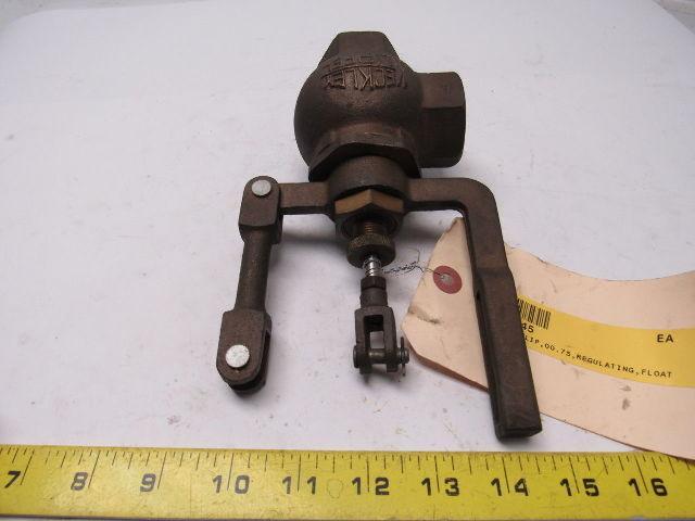 Keckley No. 7 Pilot Controlled Float Valve Single Seated 3/4" NPT