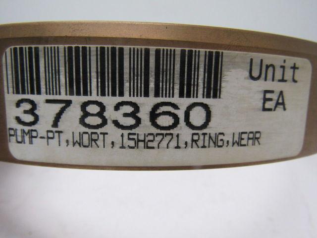 Worthington 15H2771 Brass Wear Ring 8-7/16" OD. X 7-13/16" ID.