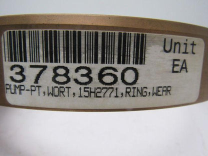 Worthington 15H2771 Brass Wear Ring 8-7/16" OD. X 7-13/16" ID.