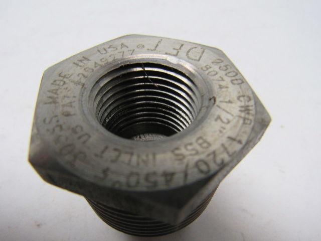 DFT 8074 In-line Basic-check Valve 1/2" NPT 2500 CWP 1720 PSIG 450 Degrees