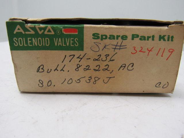 Asco 174-236 Solenoid Valve Spare Parts kit Bulletin 8222 AC
