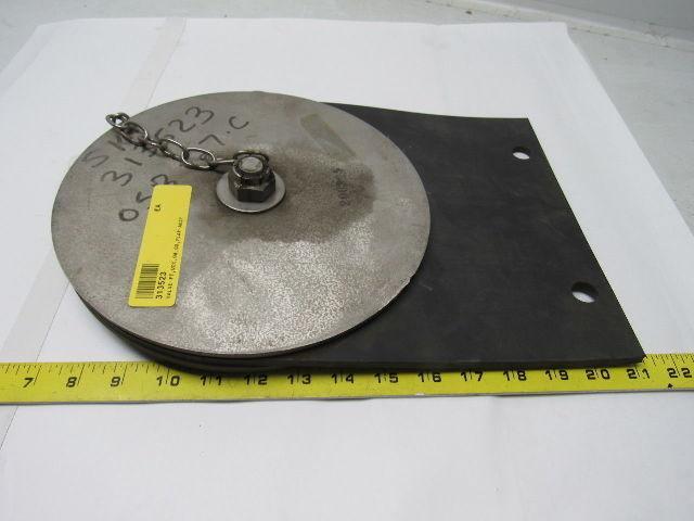 10" Valve flap Assembly W/ Chain 15" OAL