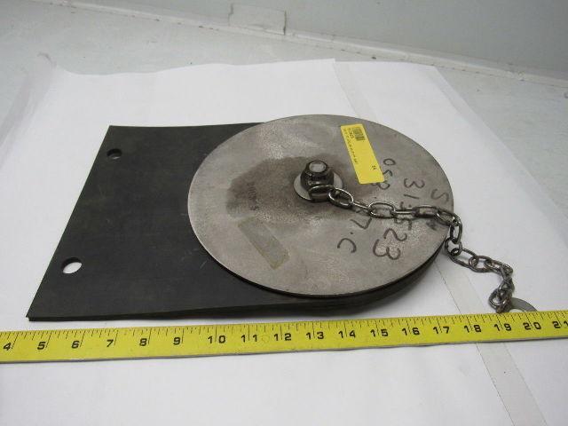 10" Valve flap Assembly W/ Chain 15" OAL