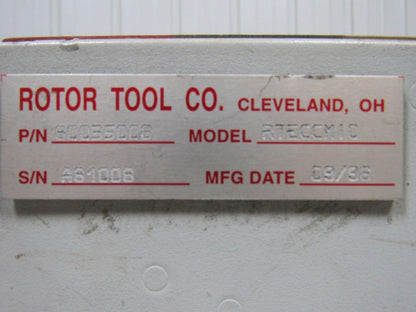 Rotor Tool  RTECCM10 Empty cabinet with Touch Key Pad