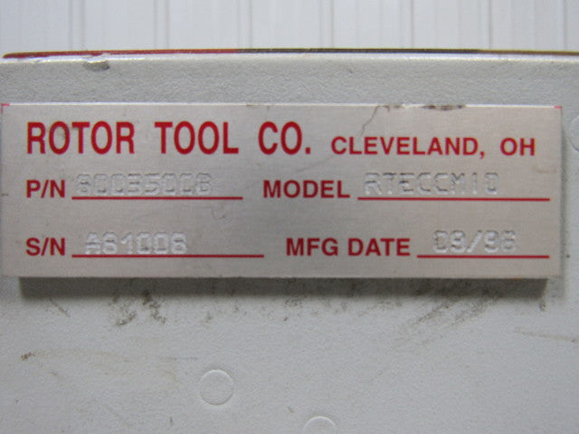 Rotor Tool  RTECCM10 Empty cabinet with Touch Key Pad