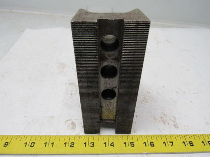 Dillon AB12 25W 12" Diameter Soft Jaws Machined For Round Stock Radius Lot of 3
