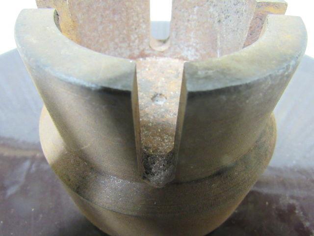 16" Diameter Round Brown Porcelain Electric Line Insulator