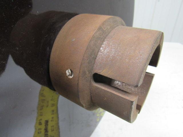 16" Diameter Round Brown Porcelain Electric Line Insulator