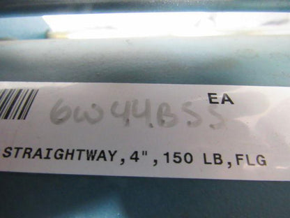 ITT 6W44BSS 3200 Ser.  Straightway 4" Flange 150 Lb Dia-Flo Actuated Diaph Valve