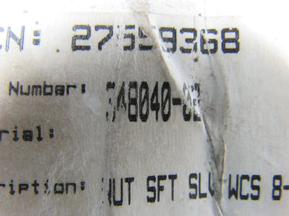 Flowserve 348040-02 Shaft Sleeve Nut WCS 8-2 Assembly RH Suction Side