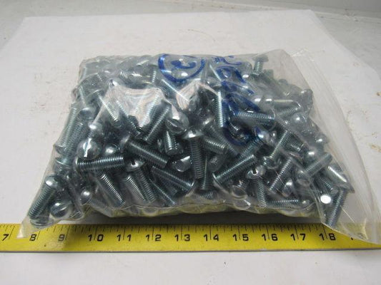 Slotted Round Head Steel Machine Screw 3/8-16 X 1-1/4" Lot of Approx. 500