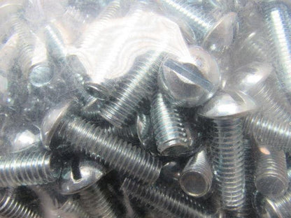 Slotted Round Head Steel Machine Screw 3/8-16 X 1-1/4" Lot of Approx. 500