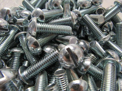 Slotted Round Head Steel Machine Screw 3/8-16 X 1-1/4" Lot of Approx. 500