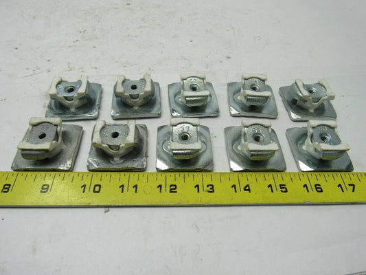 Hilti MQA-F-1/4 377884  Pipe Ring Saddle Nut Lot of 10