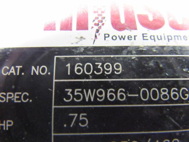 Midsouth/Baldor 160399 3/4 HP 3PH 208-230/460V 1725RPM Electric Motor