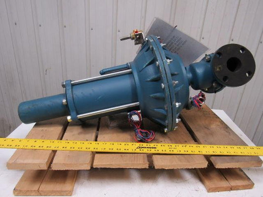 ITT 3200 Ser.  Straightway 2" Flange 150 Lb. Dia-Flo Actuated Diaph Valve