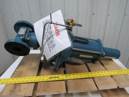 ITT 3200 Ser.  Straightway 2" Flange 150 Lb. Dia-Flo Actuated Diaph Valve