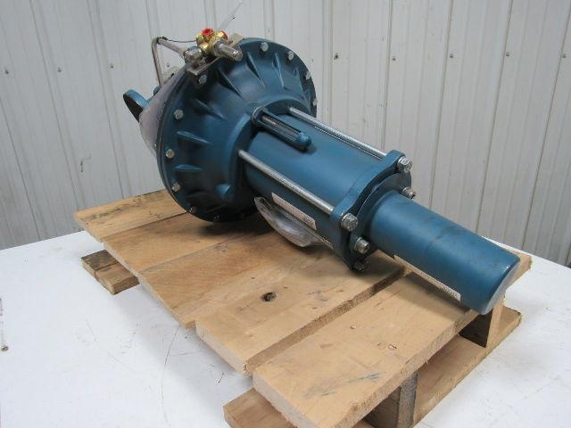 ITT 3200 Ser.  Straightway 2" Flange 150 Lb. Dia-Flo Actuated Diaph Valve