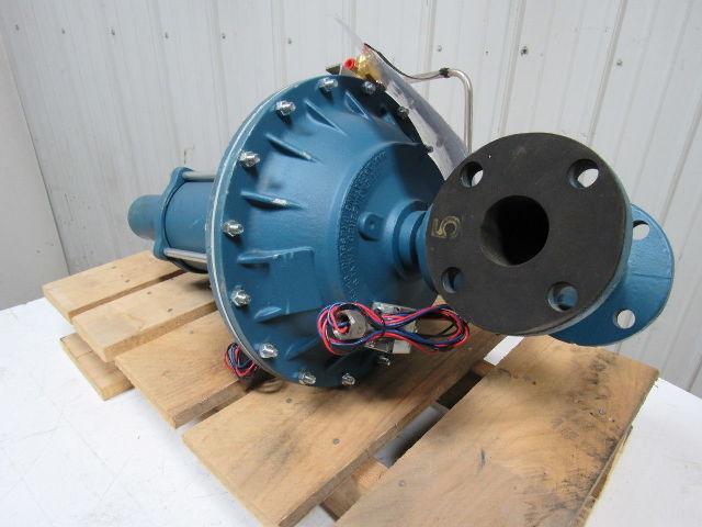 ITT 3200 Ser.  Straightway 2" Flange 150 Lb. Dia-Flo Actuated Diaph Valve