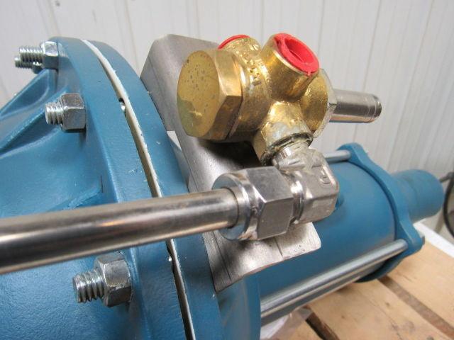 ITT 3200 Ser.  Straightway 2" Flange 150 Lb. Dia-Flo Actuated Diaph Valve