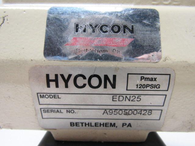 Hycon EDN25 Pneumatic Rotary Actuator  120psig max 1/4" npt ports