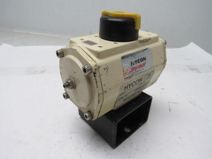 Hycon EDN25 Pneumatic Rotary Actuator  120psig max 1/4" npt ports