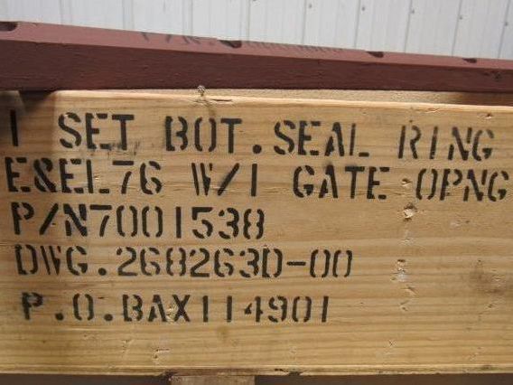 Babcock 7001538 E/EL 70 Coal Pulverizer Bottom Seal Ring w/1 Gate Opening 8 Pcs.