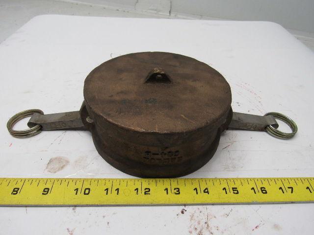 Kamlok 634-B 4 Quick Release Bronze Dust Cap/Cover 4"