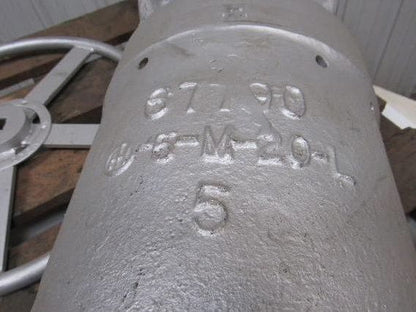 Moody C7780 0-5-m-20-l Cast Valve 3" Weld Ports Very Thick Walls