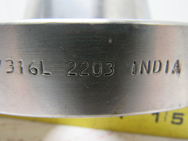 WNRF 2203 Stainless Steel Weld Neck Raised Face Flange 3-1/2" S40S 316/316L
