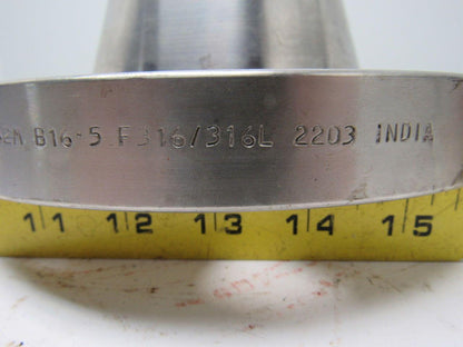 WNRF 2203 Stainless Steel Weld Neck Raised Face Flange 3-1/2" S40S 316/316L