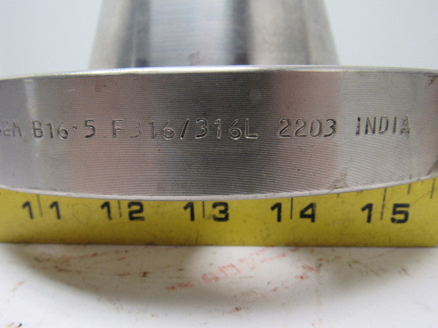 WNRF 2203 Stainless Steel Weld Neck Raised Face Flange 3-1/2" S40S 316/316L