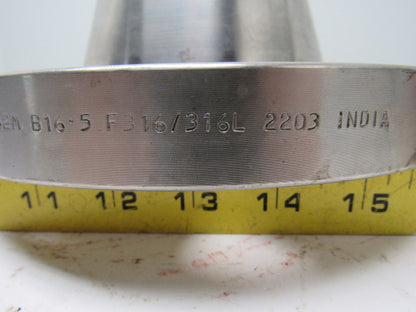 WNRF 2203 Stainless Steel Weld Neck Raised Face Flange 3-1/2" S40S 316/316L