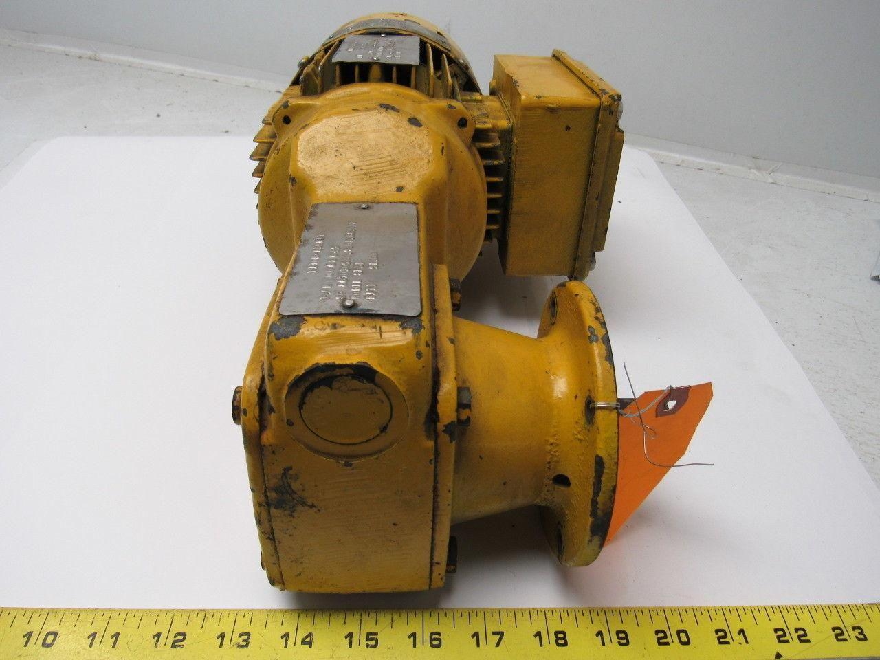 SEW-EURODRIVE 0062845 90 Deg. Motor Brake & 51:1 Ration Gearbox combination