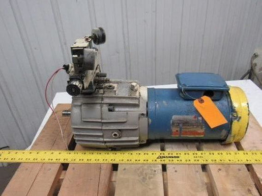 Reliance Electric/Force Control 1 HP 1725 RPM Motor /Posidyne Clutch Brake