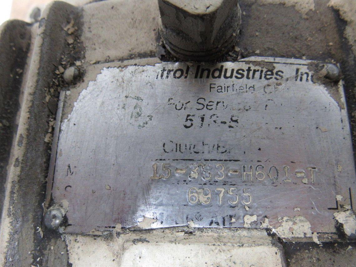 Reliance Electric/Force Control 1 HP 1725 RPM Motor /Posidyne Clutch Brake