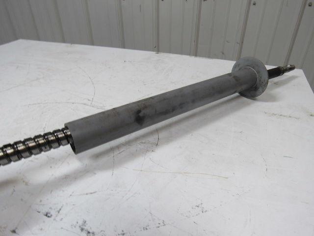 Ball Screw Assembly 25mm Dia Shaft 12mm Pitch 23mm Travel 42-1/2" OAL