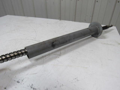 Ball Screw Assembly 25mm Dia Shaft 12mm Pitch 23mm Travel 42-1/2" OAL