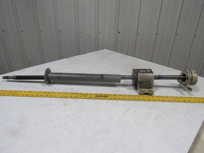 Ball Screw Assembly 25mm Dia Shaft 12mm Pitch 23mm Travel 42-1/2" OAL