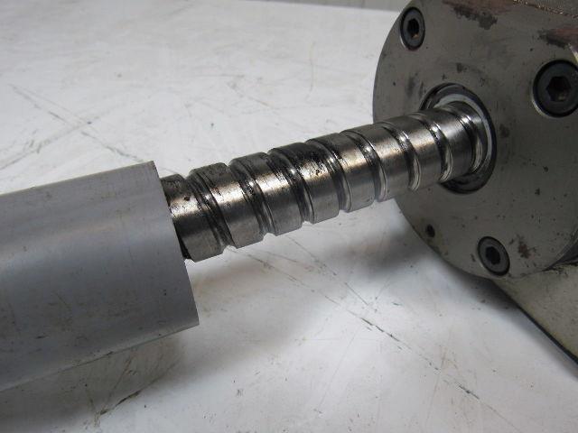 Ball Screw Assembly 25mm Dia Shaft 12mm Pitch 23mm Travel 42-1/2" OAL