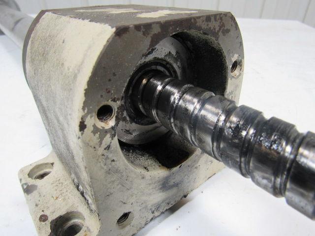 Ball Screw Assembly 25mm Dia Shaft 12mm Pitch 23mm Travel 42-1/2" OAL