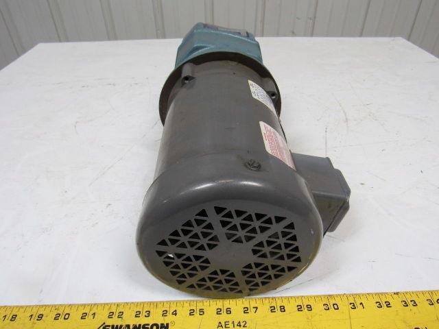 David Brown M032010EANT4 Series M In Line Helical Reducer W/ Baldor 1/2HP Motor