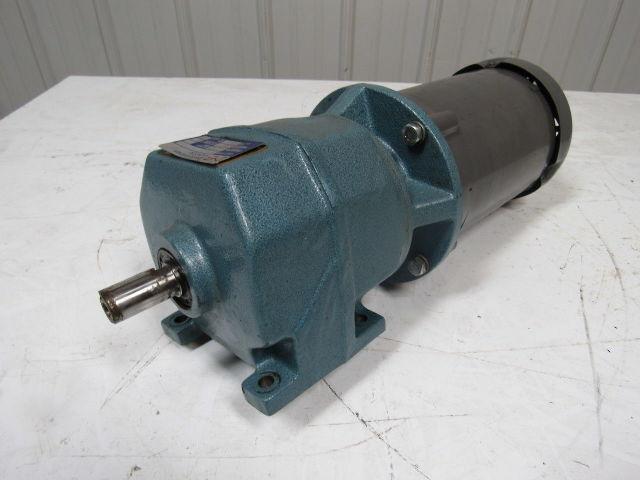 David Brown M032010EANT4 Series M In Line Helical Reducer W/ Baldor 1/2HP Motor
