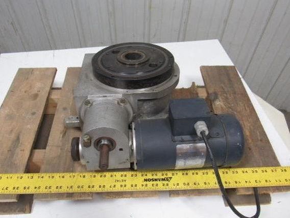 Stelron RD-1-2P-320-RH-LK-M Rotary Indexer 2 Position 270 Degree, Marathon Motor