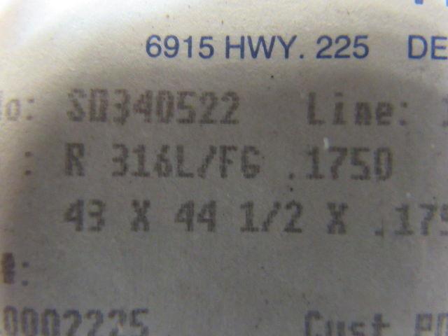 Flexitallic R 316L/FG .1750  43 x 44-1/2 x .1750 Spiral Wound Gasket