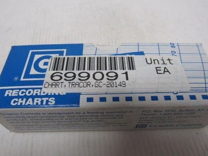 Graphic Controls 01029008 Westronics-GC GC-20149 Fan Fold Strip Chart 4.5"x48"