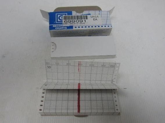 Graphic Controls 01029008 Westronics-GC GC-20149 Fan Fold Strip Chart 4.5"x48"