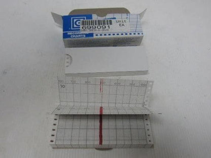 Graphic Controls 01029008 Westronics-GC GC-20149 Fan Fold Strip Chart 4.5"x48"