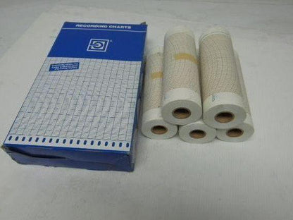 Graphic Controls 00184101 5.969"x103' Recording Chart Rolls Lots Of 10 Rolls